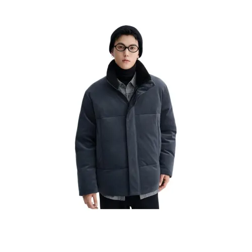 A.B.X Темно-серый Мужской Пух