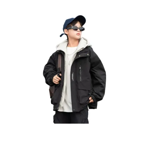 SAINT WATERS Черные Школьные Утеплённые Куртки