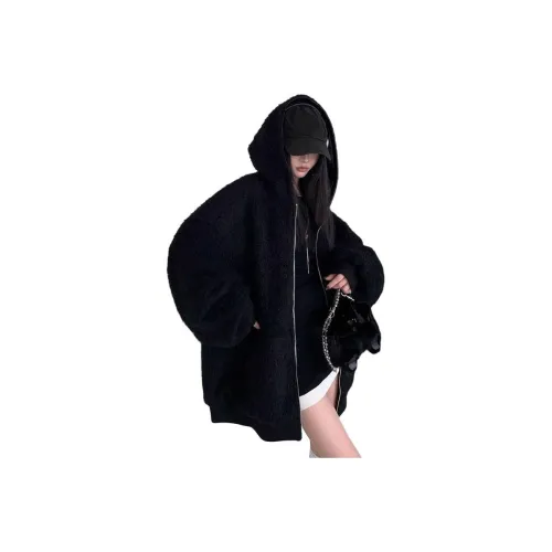 MDEHT Черный Женские Бархатные Куртки