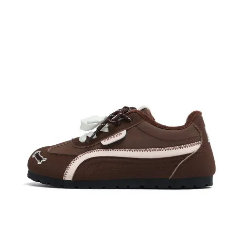 RENBEN Немецкая армейская обувь низкий топ розовый коричневый женский