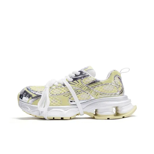 SENSE 1991 Толстая подошва Низкий топ Jelly Желтый Женские