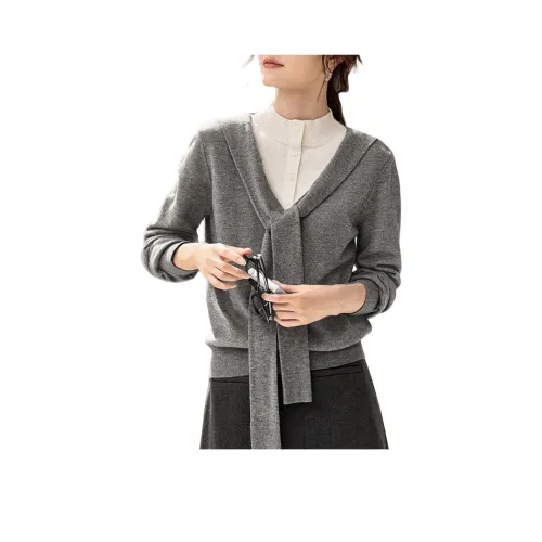 CPYT Серые оттенки и Белые Женские Свитера