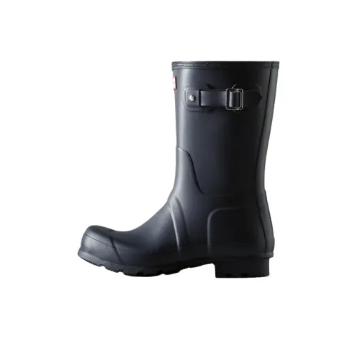 HUNTER Резина сапоги Navy синий Мужской