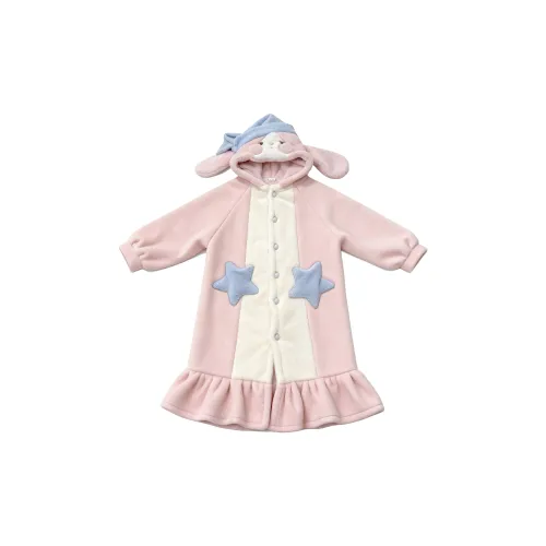 QIAOYUN Розовый Женские Банные халаты