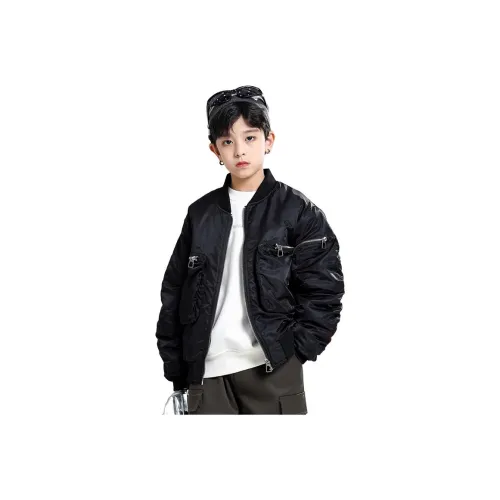 YUNPO Черный Утолщенный Kids Куртки