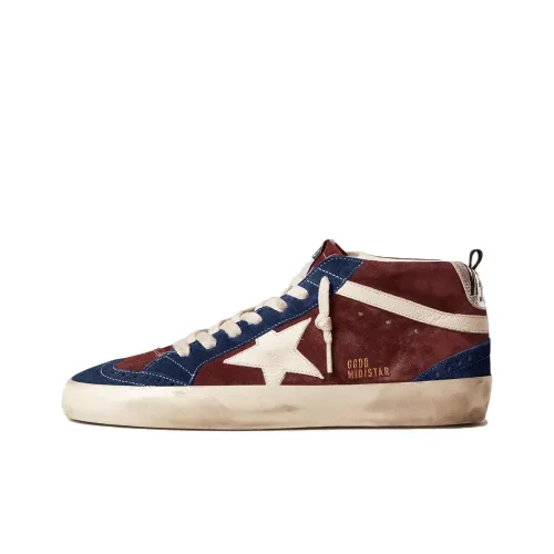 Golden Goose Mid Star MID Топ Скейтборд Кроссовки Мужские Красные