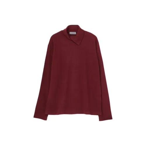 Yohji Yamamoto Pour Homme FW25 Супер 120 Шерсть Один Джерси Отделение HIGK Шея Трикотаж Мужской