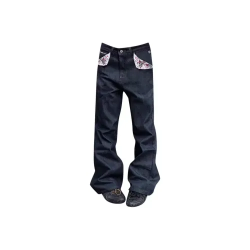 Star Hunting Chronicles Темно-синий Унисекс Джинсы