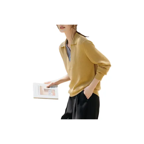 CPYT Желтые Женские Свитера