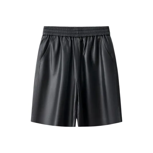 BILISISHANYANG Кожаные брюки женские