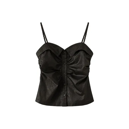 CHUU Черные Женские Майки