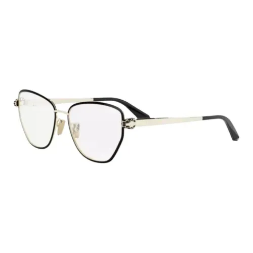 BVLGARI Металл Кошачий глаз Очки с диоптриями Женские Черный