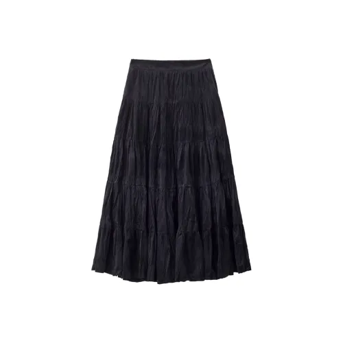 Giordano KNIT Длинная Юбка Женская