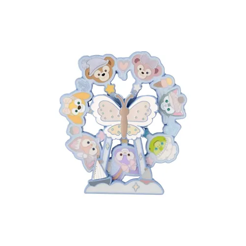 Disney x DISNEYLAND Duffy and Friends' Little Buddy Collection Вращающийся Шанхайский Дисней Значки