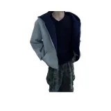 Бело-серый вереск, флисовая подкладка