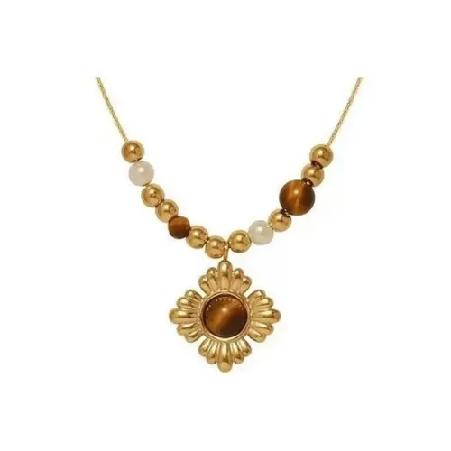 ZWU Титановые стальные ожерелья женские