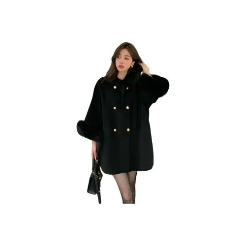 YINLEI Черное Женское Пальто
