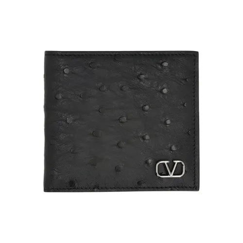 Valentino Кожа Кошелек Мужской Черный