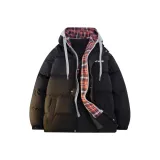 Black (Серый Клетка Капюшон)