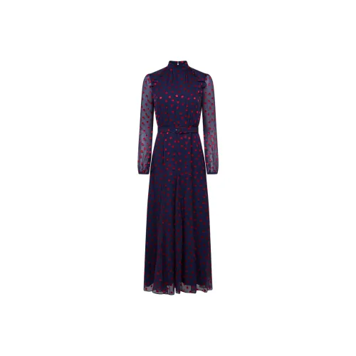 SALONI Длинное платье с длинными рукавами женское