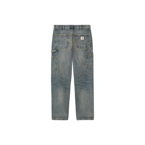 Carhartt WIP Blue Men's Jeans Кархартт WIP Синий Мужской Джинсы