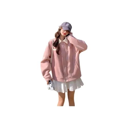 MDEHT Розовый Женский Куртки