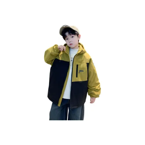 ЮЙЧЖАОЛИНЬ Желтый Зеленый Школьный возраст Утеплённые куртки