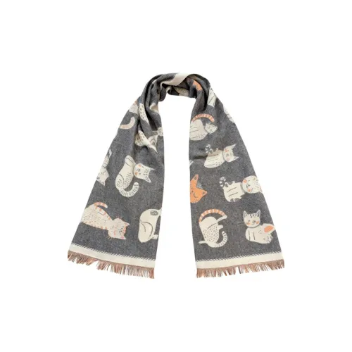 FOSS PHIL Искусственный кашемир Вязаные шарфы Унисекс