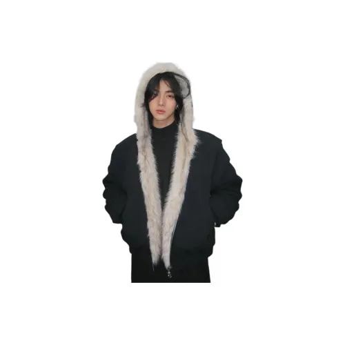 W.O.L Черный мужской пуховик