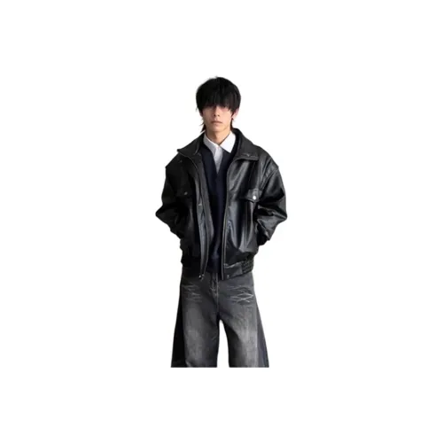 PVPVPV Изображение Цвет Унисекс Кожаные Куртки