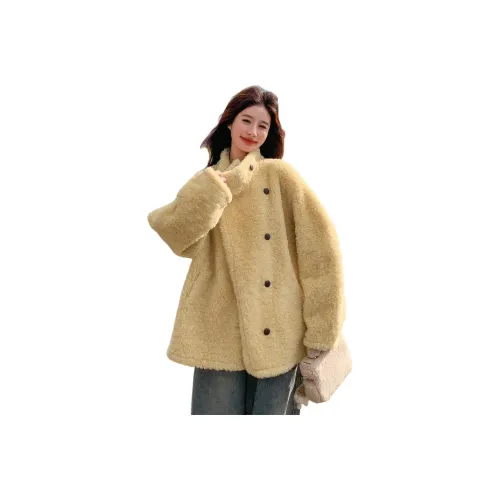 MEXICAN Желтый Женские Бархатные Куртки