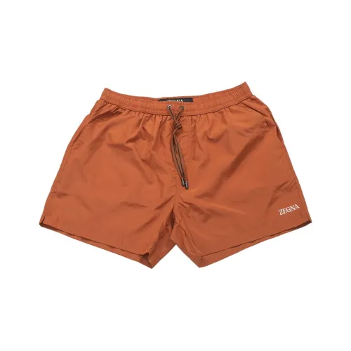 Ermenegildo Zegna Мужские плавательные шорты оранжевого цвета
