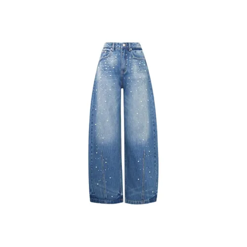 Ann Andelman Blue Women's Jeans Анн Анделман Синий Женские Джинсы