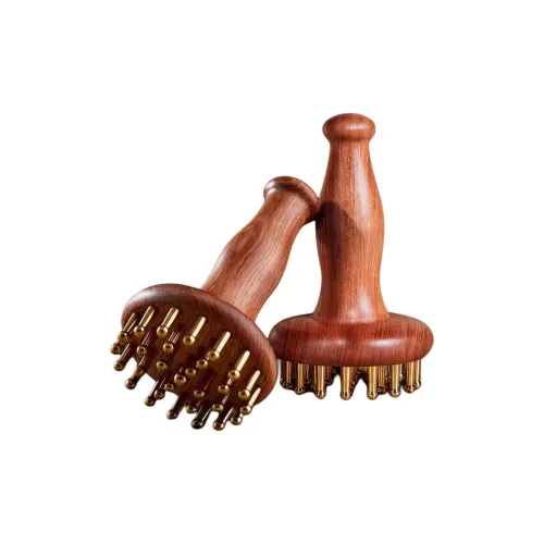 Beauty Styling Brush Латунный Meridian Щетка Полностью Все PURE Detox Gua Sha