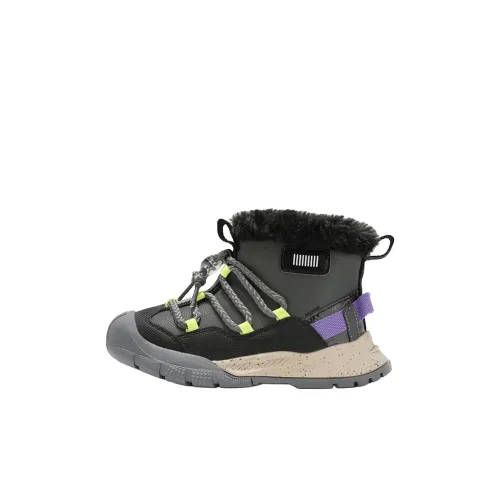 ABC KIDS Осенние Зимние Утолщенные и Флисовые Утепленные Термостойкие Устойчивые к Износу Водонепроницаемые Противоскользящие Детские Зимние Сапоги