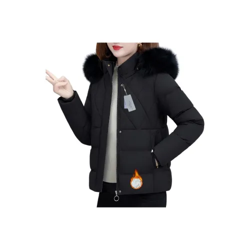 The Temptation Of The Muse С капюшоном Хлопковый пуховик Женские