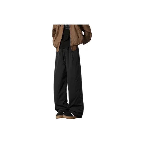 TUOFEI Черные Унисекс Хлопковые Брюки