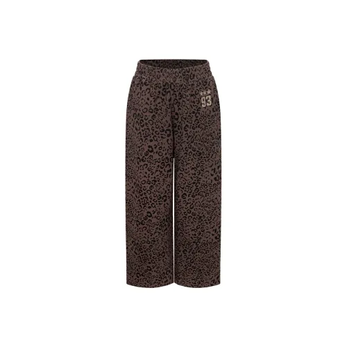 Ariseism Леопардовый принт Женские Повседневные Брюки