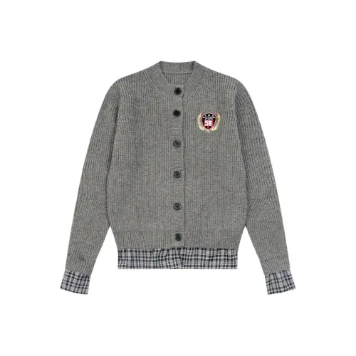 MDEHT Серый без капюшона Женский трикотаж