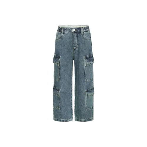 Little MO CO. Джинсовый синий Kids Джинсы