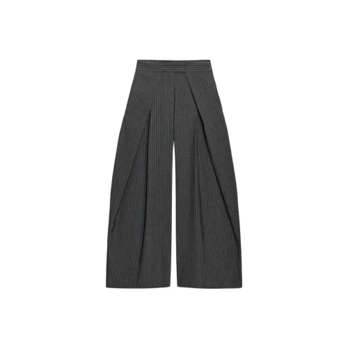 ZARA ZW Series Серые Женские Повседневные Брюки