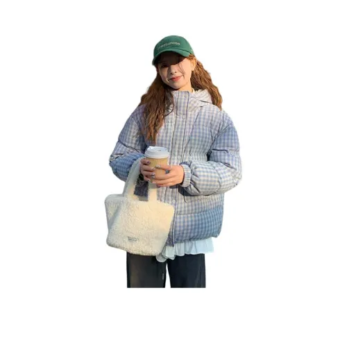 MDEHT Синий Женские пуховики