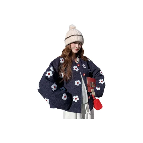 MEXICAN Темно-синий женский пальто