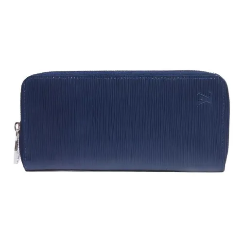 LOUIS VUITTON EPI Кожа Кошелек Мужской Морской Синий