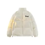 Белый хлопковый пуховик