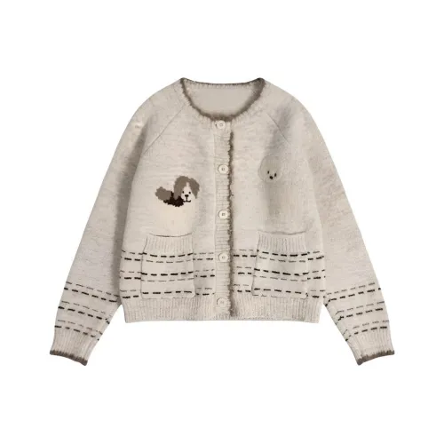 MDEHT Овсяный Серый Женский Трикотаж