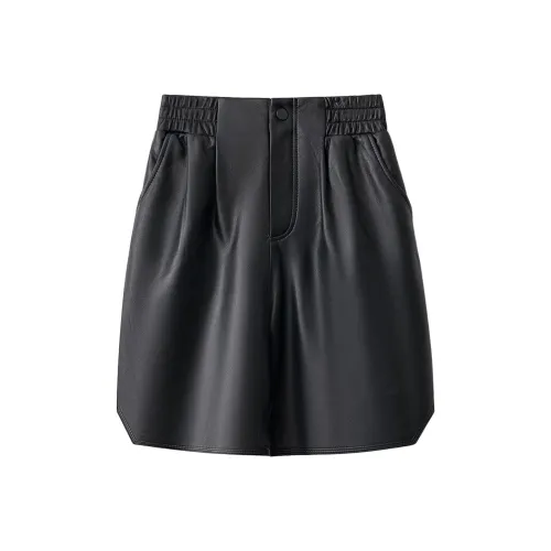 BILISISHANYANG Кожаные брюки женские