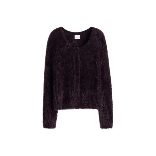 H M Темно-фиолетовые Женские Свитера