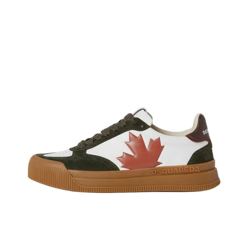 DSQUARED 2 Низкие кроссовки для скейтбординга Мужские Коричневые