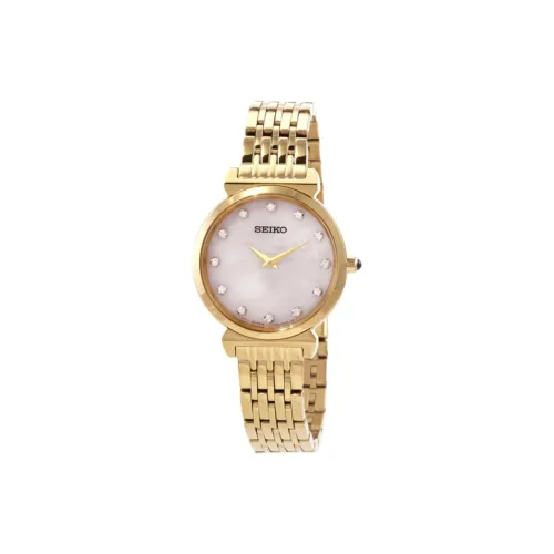 SEIKO Essentials Collection Кварцевый механизм часы с ремешком из нержавеющей стали 29,6 мм женские часы